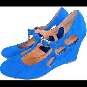 Chelsea Crew Cobalt Blue Colleen Wedges